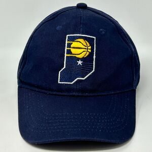 Indiana Pacers Hat Baseball Cap Blue NBA Basketball 6 Panel Strapback State